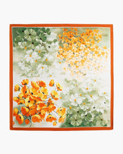Old Money Impressionist Garden Scarf