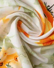 Old Money Impressionist Garden Scarf