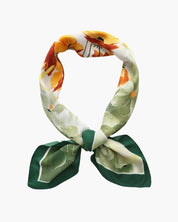 Old Money Impressionist Garden Scarf