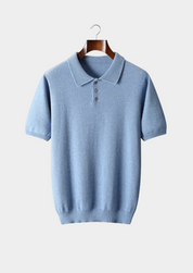 PREMIUM CASHMERE CLASSIC POLO SHIRT