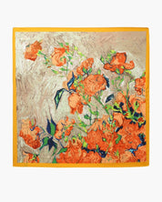 Old Money Impressionist Garden Scarf