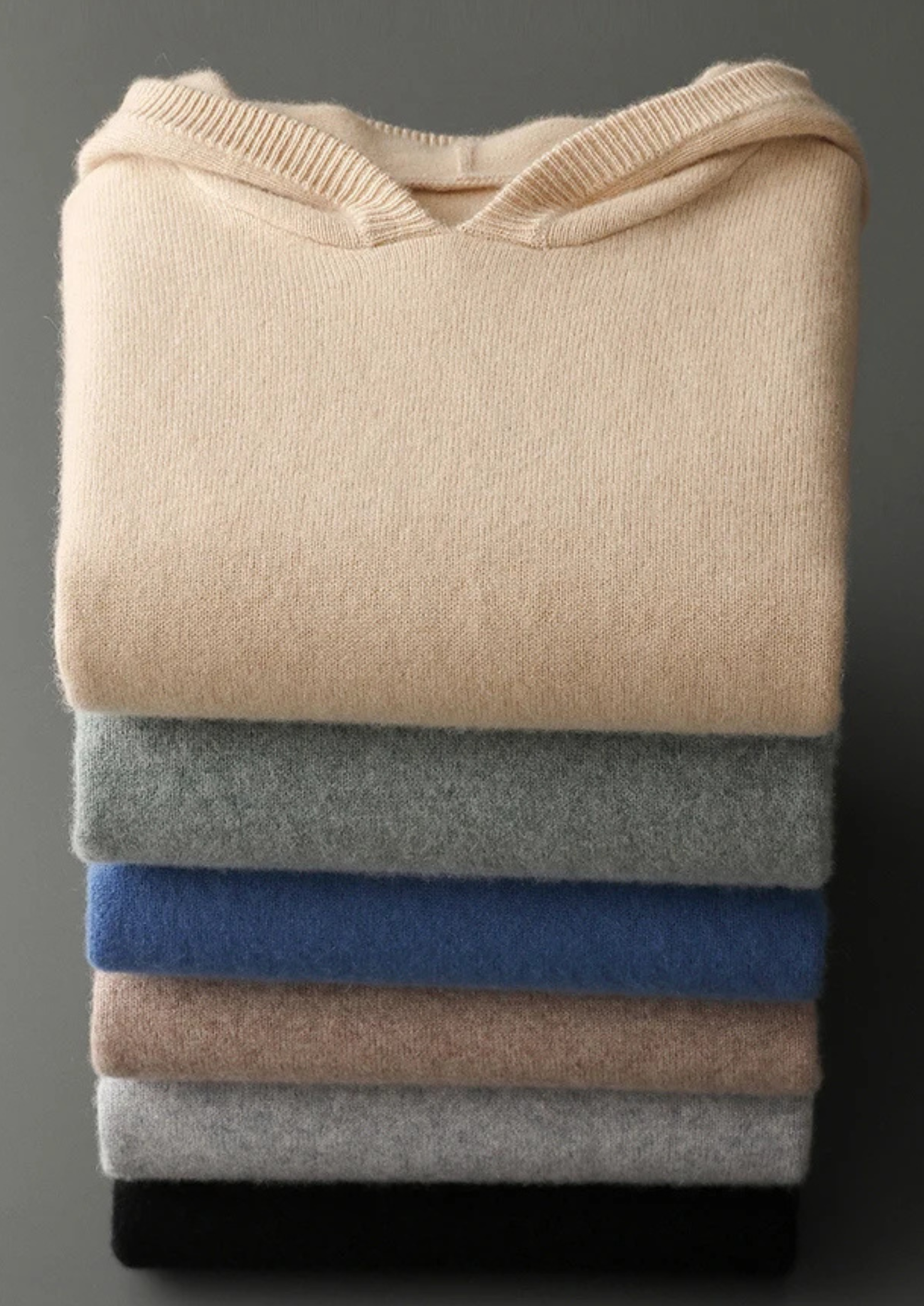 PREMIUM CASHMERE LEISURE HOODIE