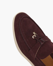 Old Money Suede Lady Loafers