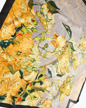 Old Money Impressionist Garden Scarf