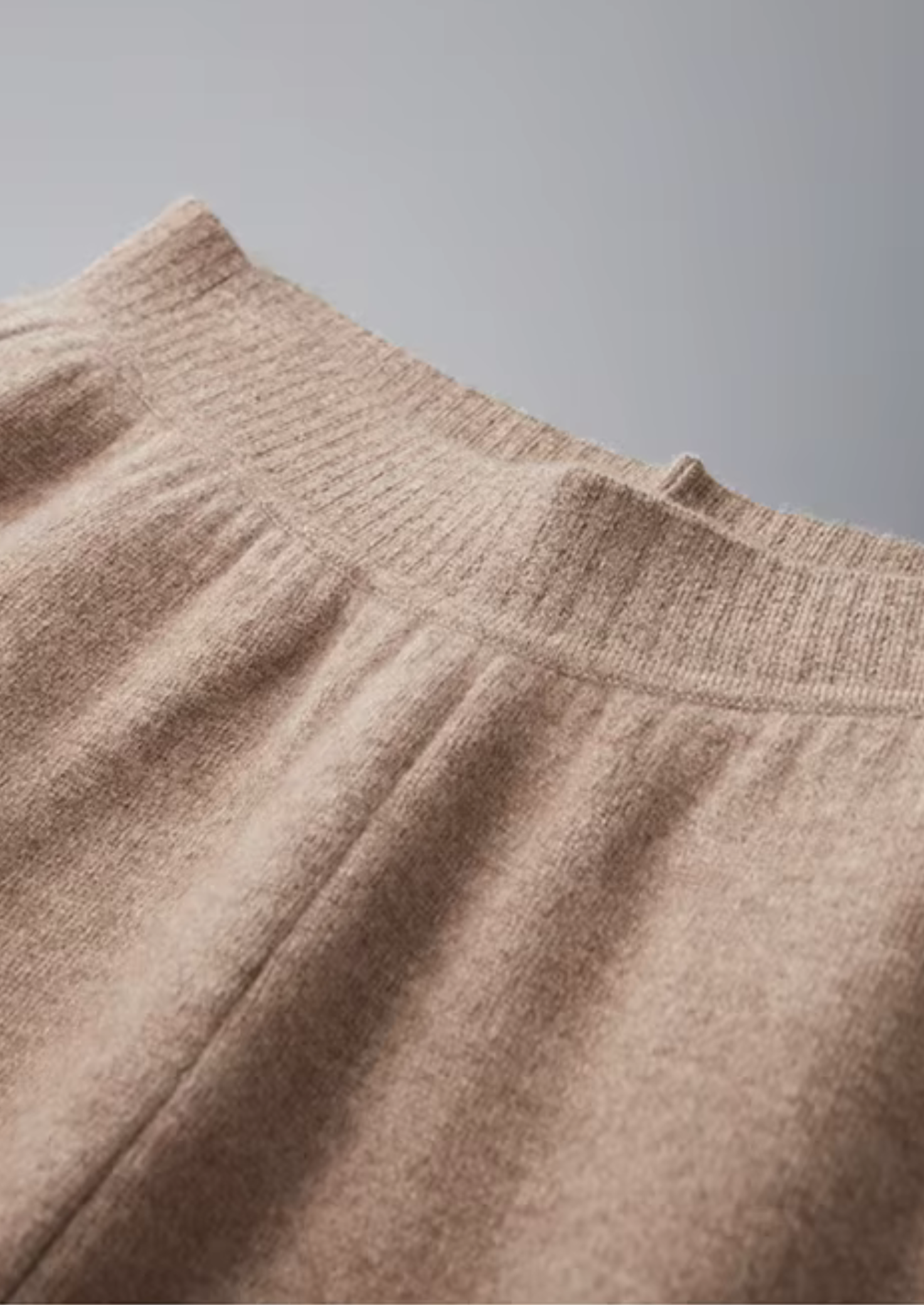 PREMIUM CASHMERE STRAIGHT TROUSERS