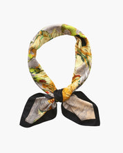 Old Money Impressionist Garden Scarf