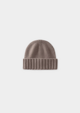 BEIGE CASHMERE WINTERTIME BEANIE