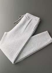PREMIUM CASHMERE PLEATED TROUSERS