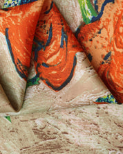 Old Money Impressionist Garden Scarf