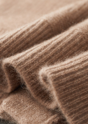 PURE CASHMERE BUTTON OVERSHIRT