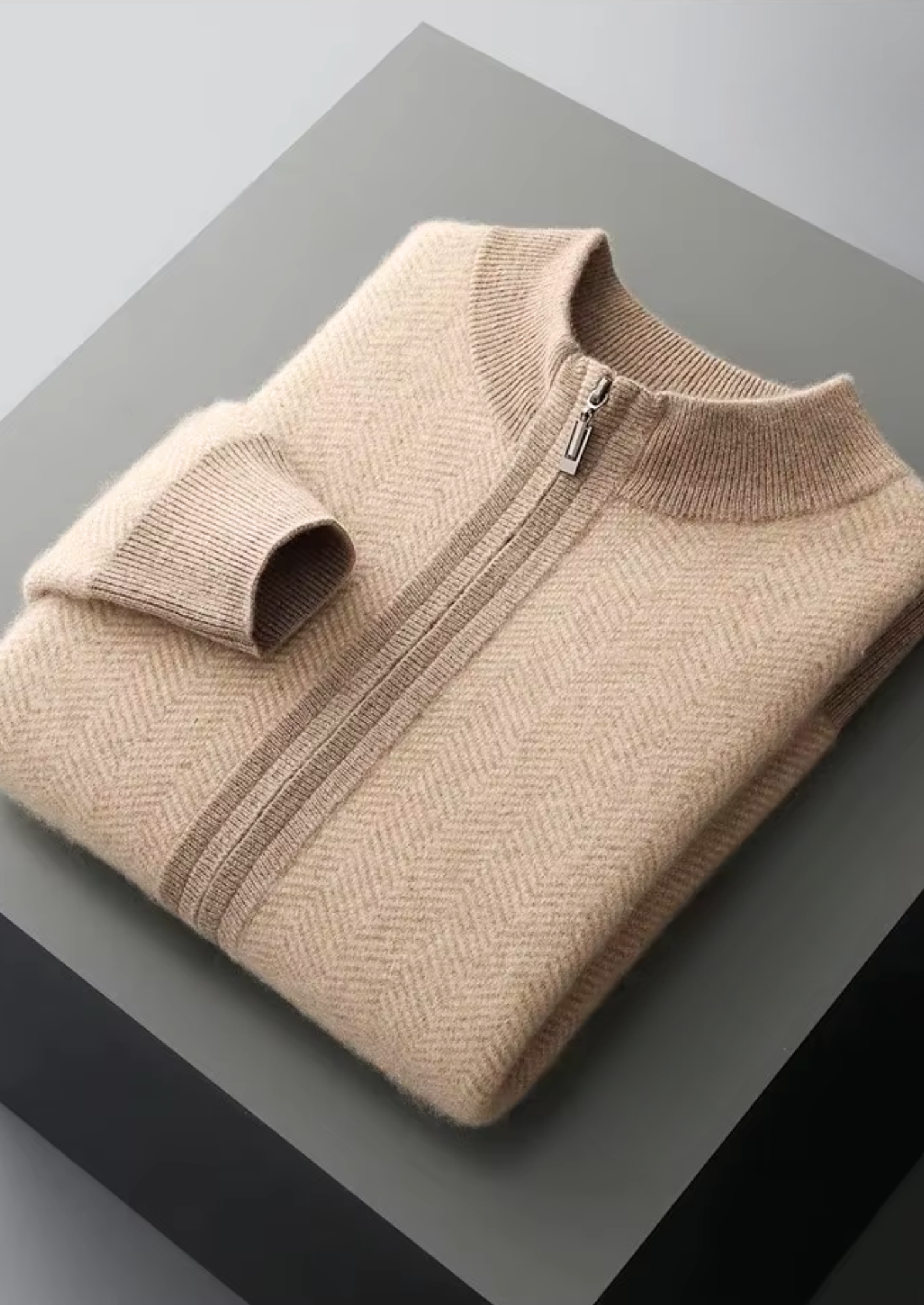PURE EXTRA-FINE MERINO WOOL PATTERNED SET