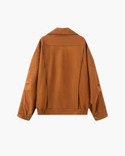 Vintage Suede Drape Jacket