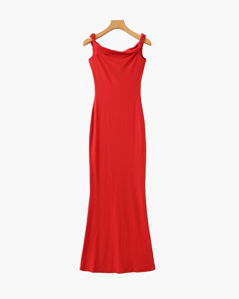 One-Shoulder Bodycon Long Dress