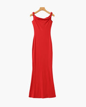 One-Shoulder Bodycon Long Dress