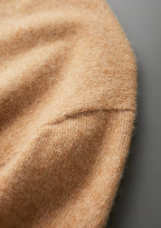 PREMIUM CASHMERE MOCK NECK T-SHIRT