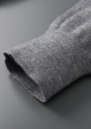 PREMIUM CASHMERE BUTTONLESS SWEATER POLO