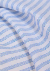 PORTOFINO STRIPED COASTAL SHIRT - Light Blue