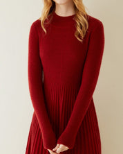 Pure Cashmere Flare Dress