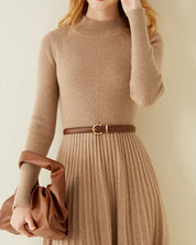 Pure Cashmere Flare Dress