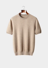 PREMIUM CASHMERE CLASSIC CREWNECK T-SHIRT